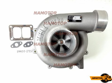 Турбина ДВС ISUZU FORWARD RHC9, 1-14400-290-1, 1-14400-290-2, 6WA1 IHI Japan